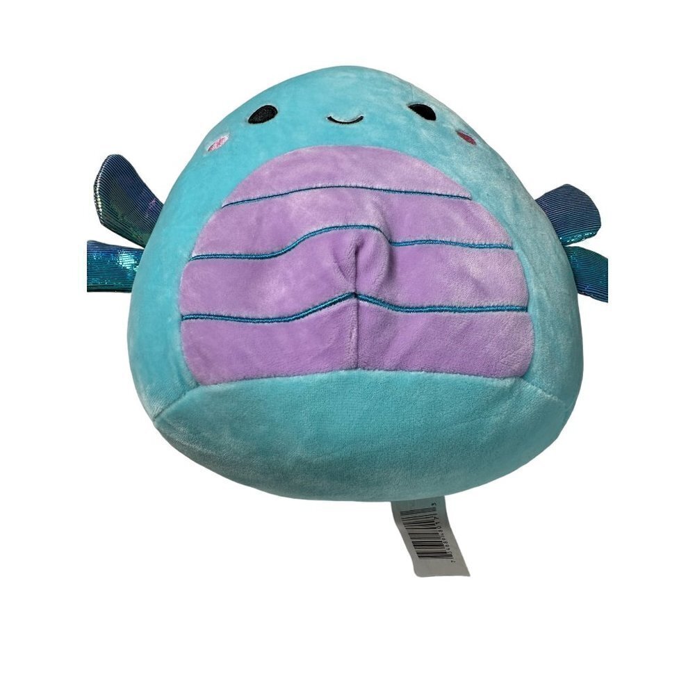 Squishmallows Heather the Dragonfly 8 Inch Teal Blue Purple Plush Stuffed Animal - Picture 2 of 6